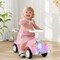 Kids Ride-On Car Toy with Horn, LED Lights, and Safe 4-Wheel Sliding Design
